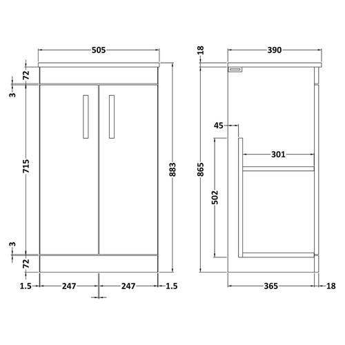 Dimensions