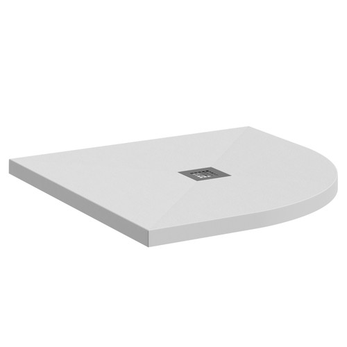 Vanta Stone Quadrant Shower Tray with Grate Front View