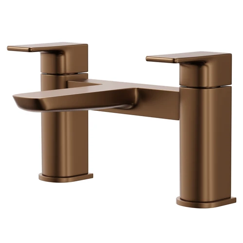 Aero Brushed Bronze Bath Filler Tap Right Hand View