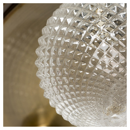 Forum Spa Vermont Antique Brass Ceiling Flush - SPA-37477-ABRS