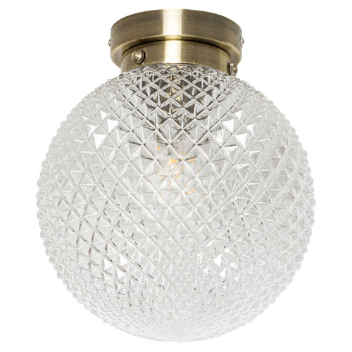 Forum Spa Vermont Antique Brass Ceiling Pendant - SPA-37509-ABRS