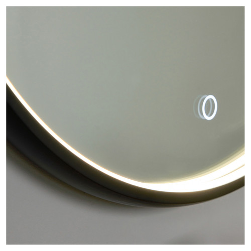 Forum Spa Roc Black LED Framed Mirror with Demist - SPA-44396