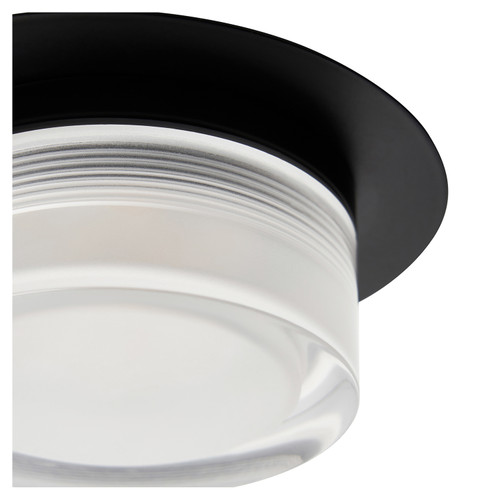 Forum Spa Amalfi Matt Black LED Bathroom Dual Mount Ceiling Light - SPA-44466-BLK