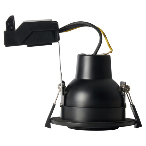 Forum Spa Eros Black IP65 GU10 Fire Rated Tilt Downlight - SPA-45805-BLK