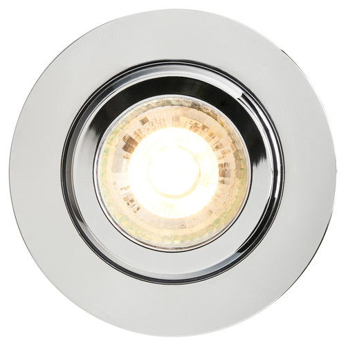 Forum Spa Eros Chrome IP65 GU10 Fire Rated Tilt Downlight - SPA-45805-CHR