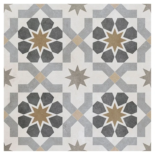 Agran Multicolour 33cm x 33cm Porcelain Wall and Floor Tile Swatch