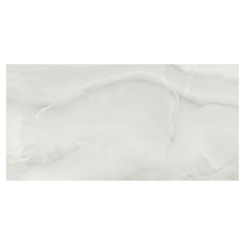 Opal White Matt 60cm x 120cm Porcelain Wall and Floor Tile Swatch 2