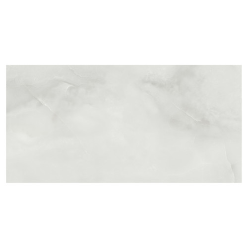 Opal White Matt 60cm x 120cm Porcelain Wall and Floor Tile Swatch 1