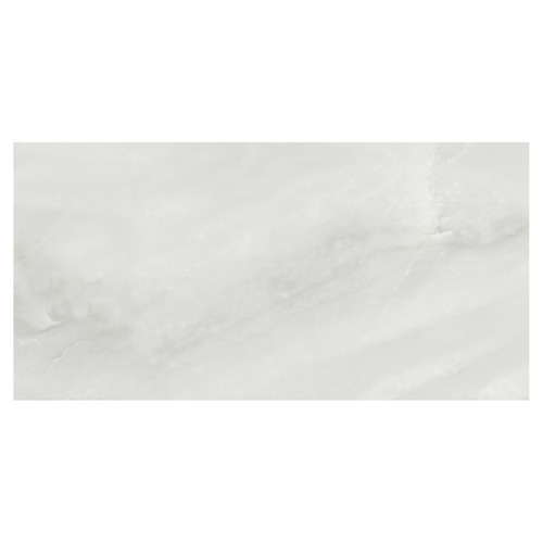 Opal White Polished 60cm x 120cm Porcelain Wall and Floor Tile Swatch 3