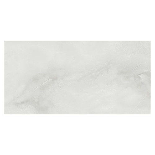 Opal White Polished 60cm x 120cm Porcelain Wall and Floor Tile Swatch 4