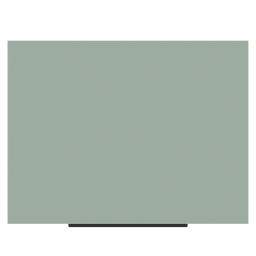 Helix 460 Fluted Satin Green 600mm Wall Mounted 2 Drawer Vanity Unit for Countertop Basins Top View