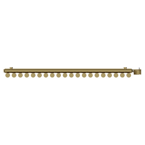 Sinclair Colore Brushed Brass 600mm x 995mm Horizontal Wifi Thermostatic Single Panel Electric Radiator
