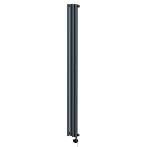 Sinclair Anthracite 1800mm x 195mm Vertical Wifi Thermostatic Single Panel Electric Radiator