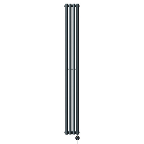 Sinclair Anthracite 1800mm x 195mm Vertical Wifi Thermostatic Single Panel Electric Radiator