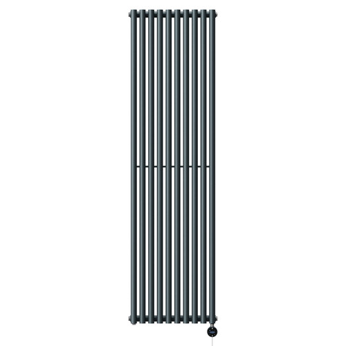 Sinclair Anthracite 1800mm x 495mm Vertical Wifi Thermostatic Single Panel Electric Radiator