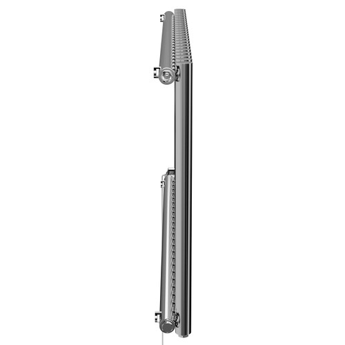 Sinclair Chrome 600mm x 1195mm Horizontal Wifi Thermostatic Single Panel Electric Radiator