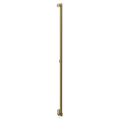 Sinclair Colore Brushed Brass 1800mm x 195mm Vertical Wifi Thermostatic Single Panel Electric Radiator