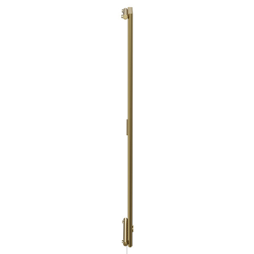 Sinclair Colore Brushed Brass 1800mm x 495mm Vertical Wifi Thermostatic Single Panel Electric Radiator