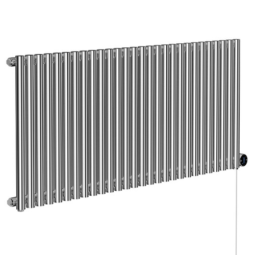 Sinclair Chrome 600mm x 1395mm Horizontal Wifi Thermostatic Single Panel Electric Radiator