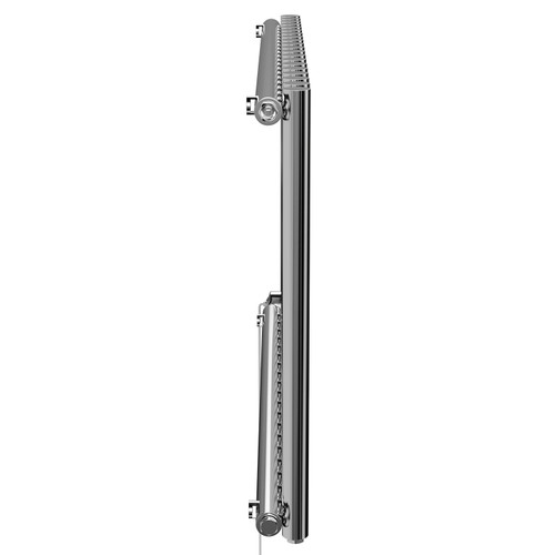 Sinclair Chrome 600mm x 995mm Horizontal Wifi Thermostatic Single Panel Electric Radiator