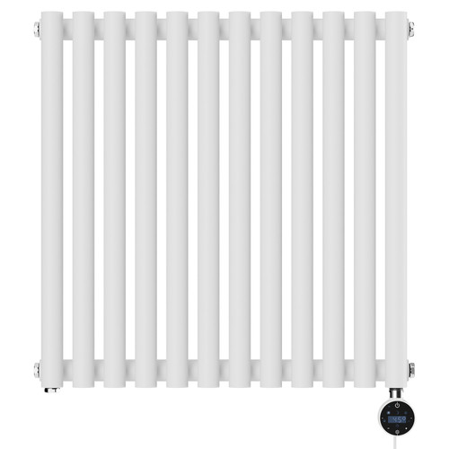Sinclair White 600mm x 595mm Horizontal Wifi Thermostatic Single Panel Electric Radiator
