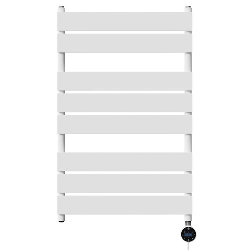Amaldi White 800mm x 500mm Straight Wifi Thermostatic Electric Heated Towel Rail