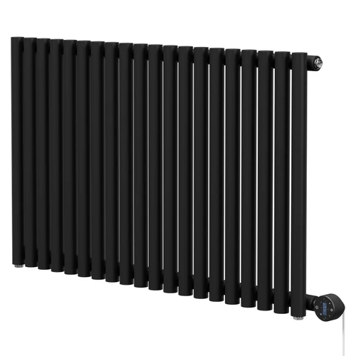 Sinclair Colore Matt Black 600mm x 995mm Horizontal Wifi Thermostatic Single Panel Electric Radiator