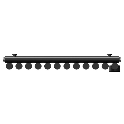 Sinclair Colore Matt Black 600mm x 595mm Horizontal Wifi Thermostatic Single Panel Electric Radiator