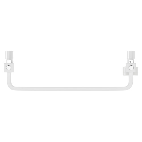 Milton White 800mm x 500mm Curved Wifi Thermostatic Electric Heated Towel Rail