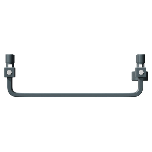 Milton Anthracite 1200mm x 500mm Curved Wifi Thermostatic Electric Heated Towel Rail