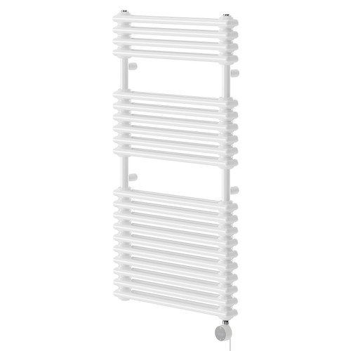 Hayes White 1140mm x 600mm Designer Wifi Thermostatic Electric Heated Towel Rail