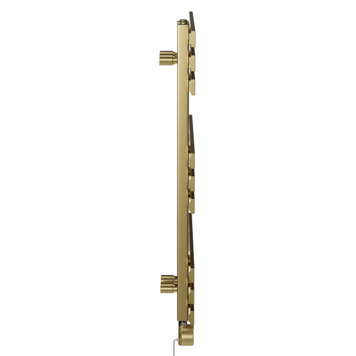 Holden Colore Brushed Brass 800mm x 500mm Designer Wifi Thermostatic Electric Heated Towel Rail