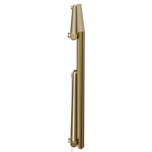 Sinclair Colore Brushed Brass 600mm x 1395mm Horizontal Wifi Thermostatic Single Panel Electric Radiator