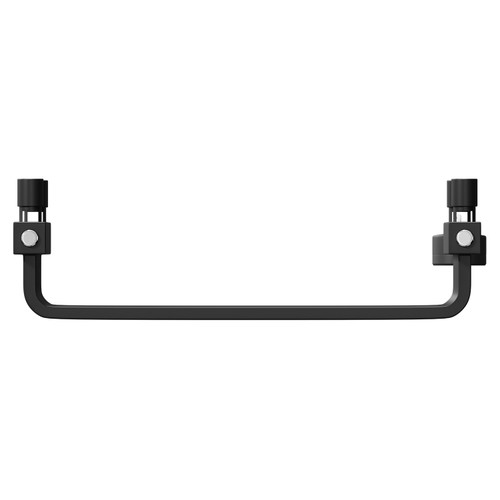Milton Colore Matt Black 1500mm x 500mm Curved Wifi Thermostatic Electric Heated Towel Rail