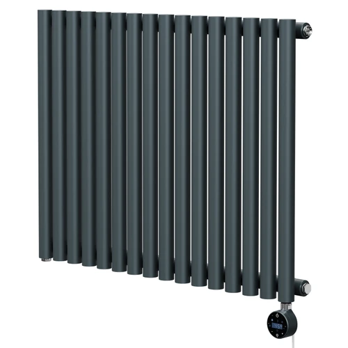 Sinclair Anthracite 600mm x 795mm Horizontal Wifi Thermostatic Single Panel Electric Radiator