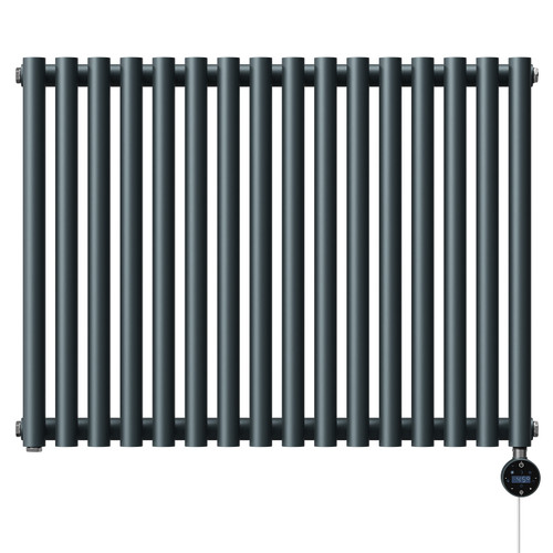 Sinclair Anthracite 600mm x 795mm Horizontal Wifi Thermostatic Single Panel Electric Radiator