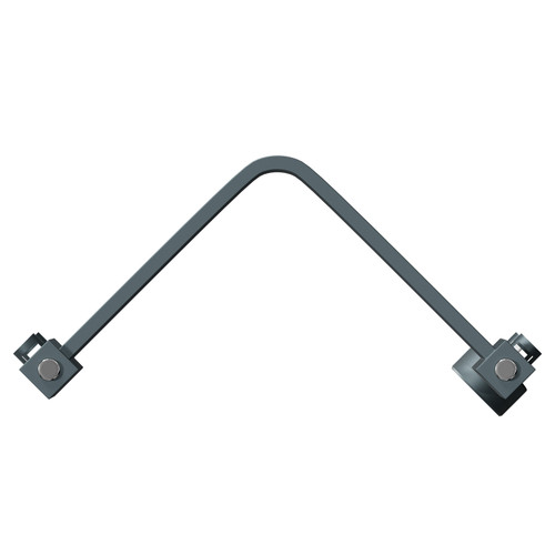 Miller Anthracite 1200mm x 300mm Incorner Wifi Thermostatic Electric Heated Towel Rail