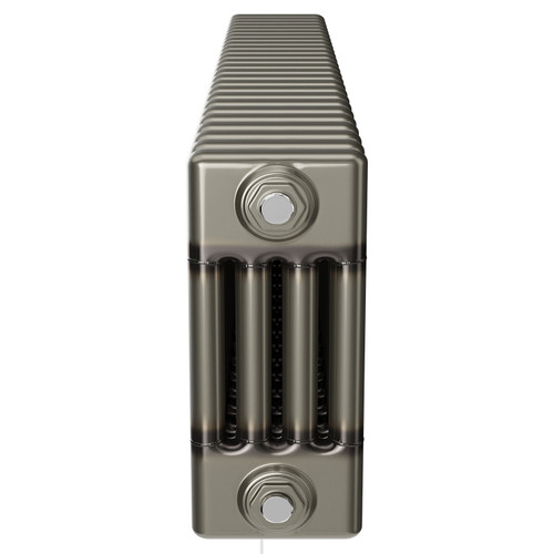 Colosseum Raw Metal 300mm x 1164mm Horizontal Wifi Thermostatic Electric Quadruple Column Radiator
