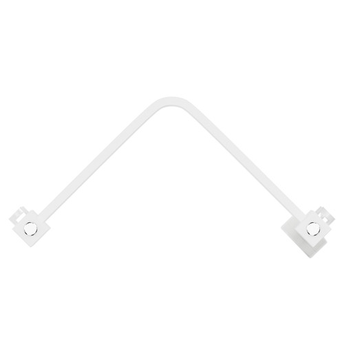 Miller White 850mm x 300mm Incorner Wifi Thermostatic Electric Heated Towel Rail