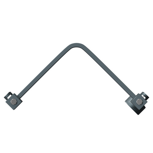 Miller Anthracite 850mm x 300mm Incorner Wifi Thermostatic Electric Heated Towel Rail