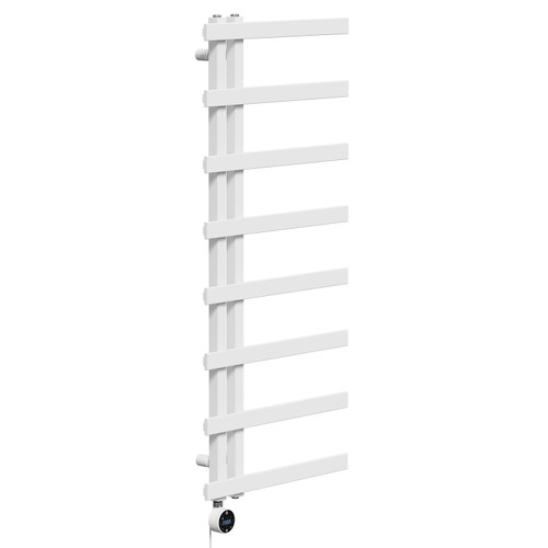 Anderson White 1150mm x 500mm Designer Wifi Thermostatic Electric Heated Towel Rail