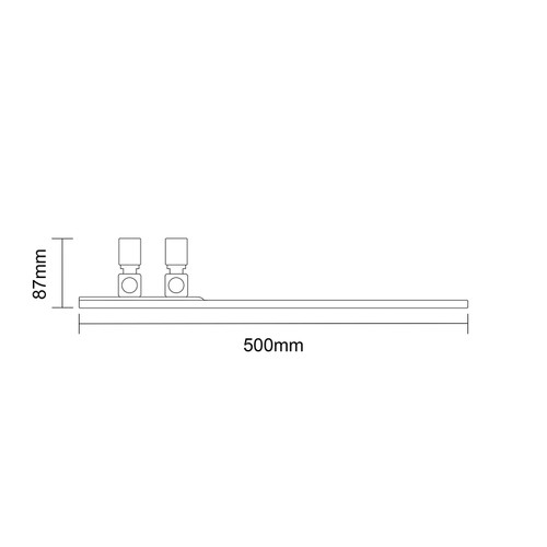 Anderson Chrome 1150mm x 500mm Designer Wifi Thermostatic Electric Heated Towel Rail
