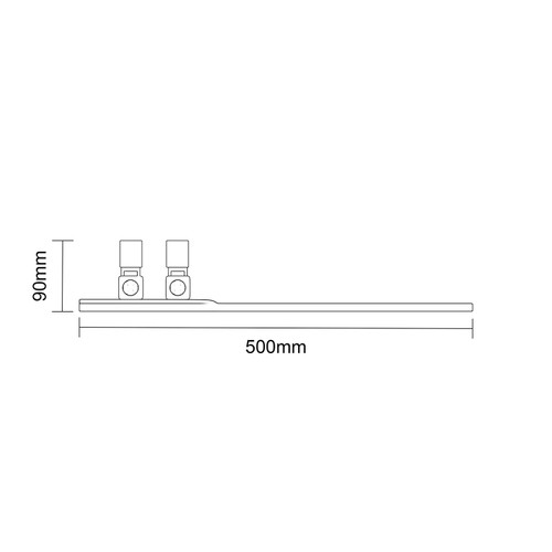 Holden Chrome 1800mm x 500mm Designer Wifi Thermostatic Electric Heated Towel Rail