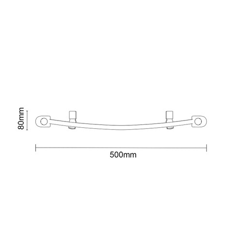 Columbus Colore Brushed Brass 1200mm x 500mm Curved Wifi Thermostatic Electric Heated Towel Rail