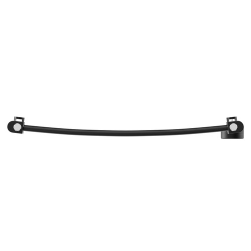 Columbus Colore Matt Black 800mm x 600mm Curved Wifi Thermostatic Electric Heated Towel Rail