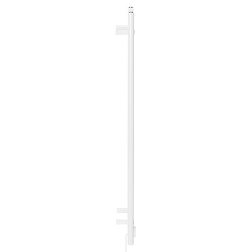 Pizarro White 1200mm x 300mm Straight Wifi Thermostatic Electric Heated Towel Rail