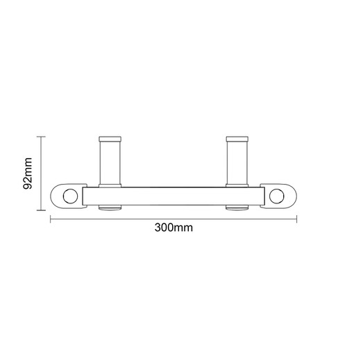 Pizarro White 1200mm x 300mm Straight Wifi Thermostatic Electric Heated Towel Rail