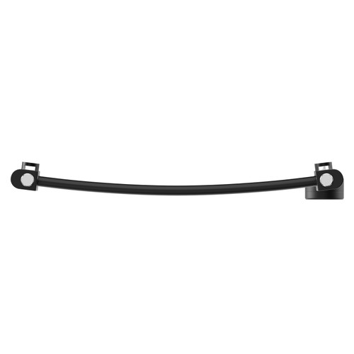 Columbus Colore Matt Black 800mm x 500mm Curved Wifi Thermostatic Electric Heated Towel Rail