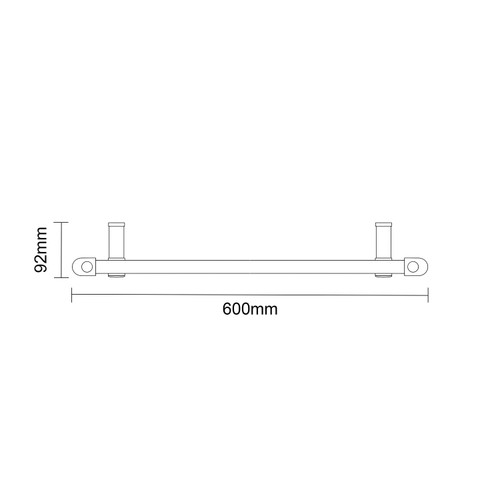 Pizarro Anthracite 1800mm x 600mm Straight Wifi Thermostatic Electric Heated Towel Rail