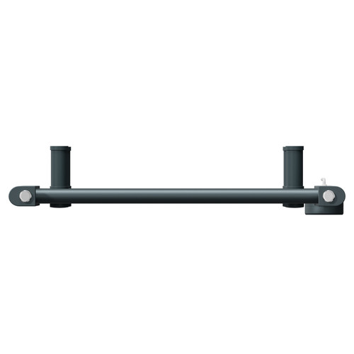 Pizarro Anthracite 1800mm x 500mm Straight Wifi Thermostatic Electric Heated Towel Rail